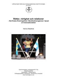 Rötter, rörlighet och relationer – Det finska föreningslivet i ...