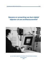 Archivering van born digital architectuurarchieven - Centrum ...