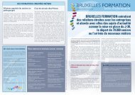 lettre d'information - Bruxelles Formation