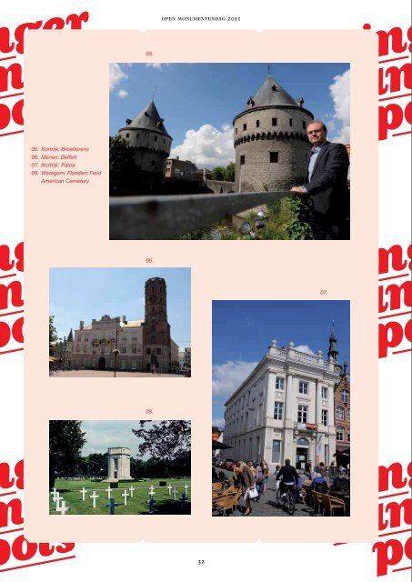 Open Monumentendagbrochure 11 - UiT in regio Kortrijk
