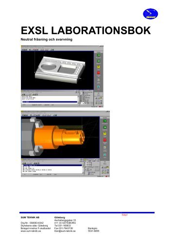 EXSL LABORATIONSBOK - SUM teknik AB