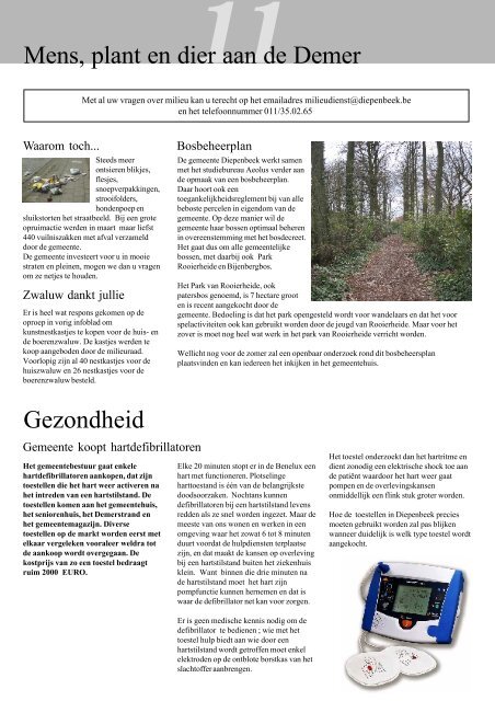 Info Diepenbeek Nummer 2 mei 2006 - Gemeente Diepenbeek