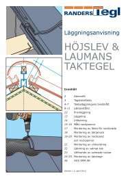 Lägningsanvisningar - Randers Tegl