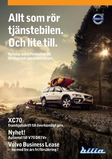 Allt som rör tjänstebilen. Och lite till. - Bilia