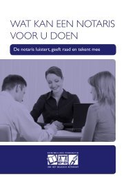 WAT KAN EEN NOTARIS VOOR U DOEN - Notaris.be