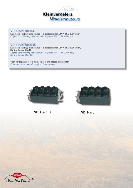 Kleinverdelers Minidistributeurs - KERAF