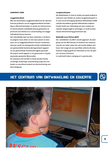 jaarverslag 2007 - Openbare Bibliotheek Opsterland - Ontdekdebieb ...