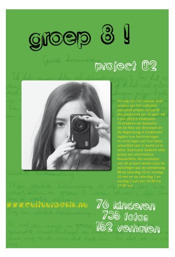 project van het cultureel educatief project Groep 8! - Cultuurbasis