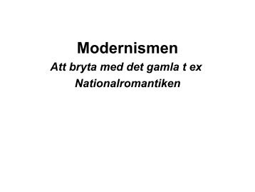 Modernismen - mattliden.fi