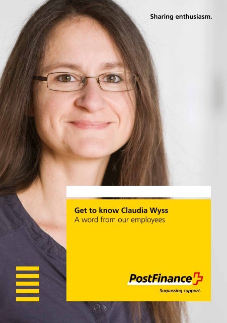 Get to know Claudia Wyss – A word from our employees