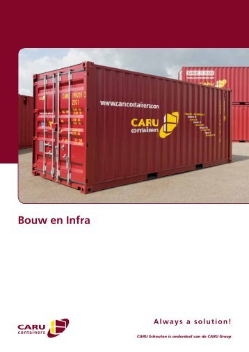 Klik hier voor onze bouw, industrie ... - CARU Containers