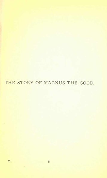 The Story of Magnus the Good Olafsson - Adkins-Horton Genealogy