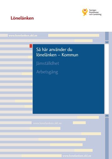 Så här använder du lönelänken - Lönelänken - Sveriges Kommuner ...