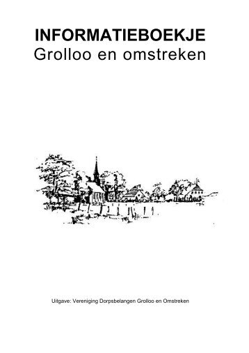 INFORMATIEBOEKJE Grolloo en omstreken