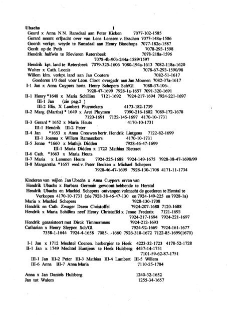 deel TU - Genealogie in Limburg