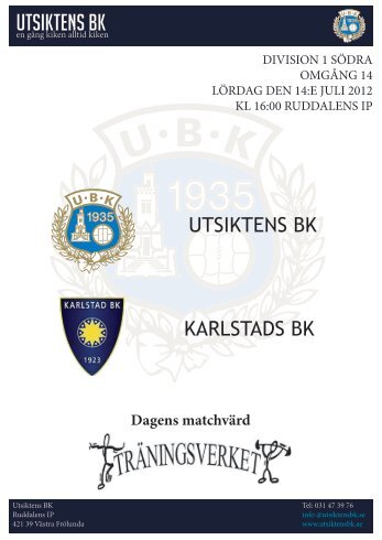 Division 1 - Utsiktens BK