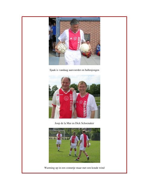 verslag website Lucky Ajax.pdf - VV Arnemuiden