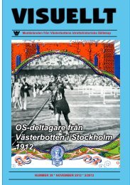 Visuellt nr 39 - Västerbottens Idrottshistoriska Sällskap