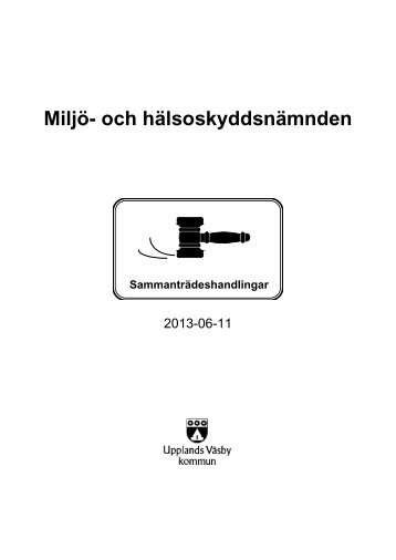 Miljö- och hälsoskyddsnämnden - Upplands Väsby kommun