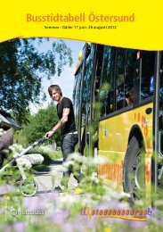 Busstidtabell Östersund - Stadsbussarna Sverige AB