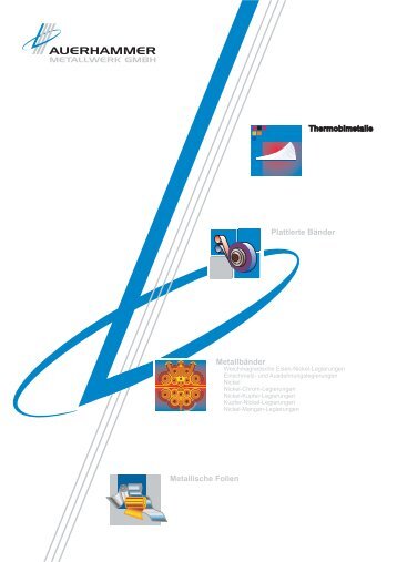 Thermobimetalle - Auerhammer Metallwerk Gmbh