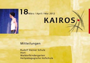 18kairosMarAprMai.pdf - Rudolf Steiner Schule Lüneburg