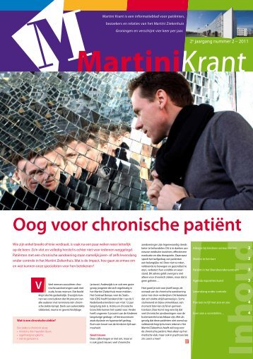 Oog voor chronische patiënt - Martini ziekenhuis