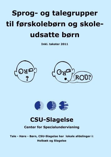 tilbud til førskolebørn - Slagelse Kommune
