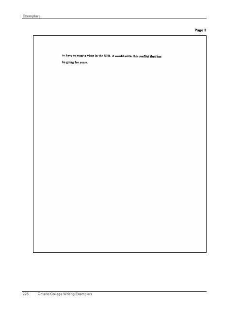 Exemplars 228 Ont