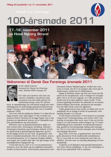 Gasteknik nr. 5, november 2011 [PDF] - Dansk Gas Forening