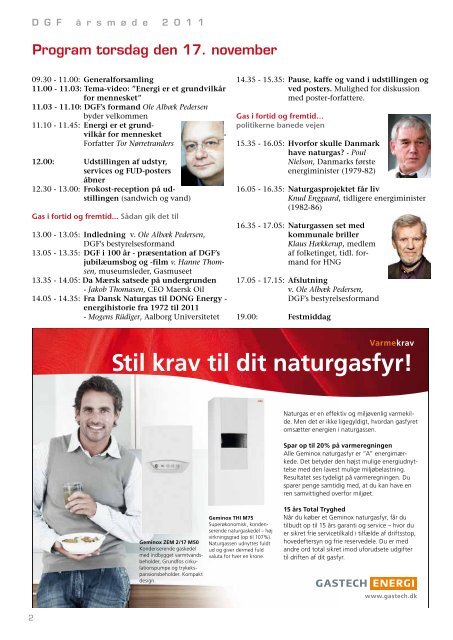 Gasteknik nr. 5, november 2011 [PDF] - Dansk Gas Forening