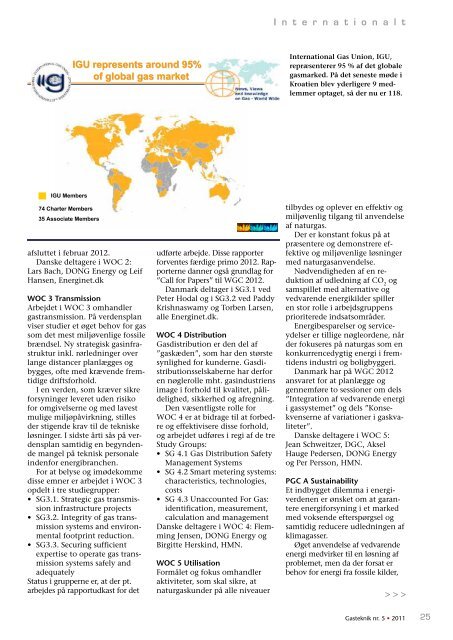 Gasteknik nr. 5, november 2011 [PDF] - Dansk Gas Forening