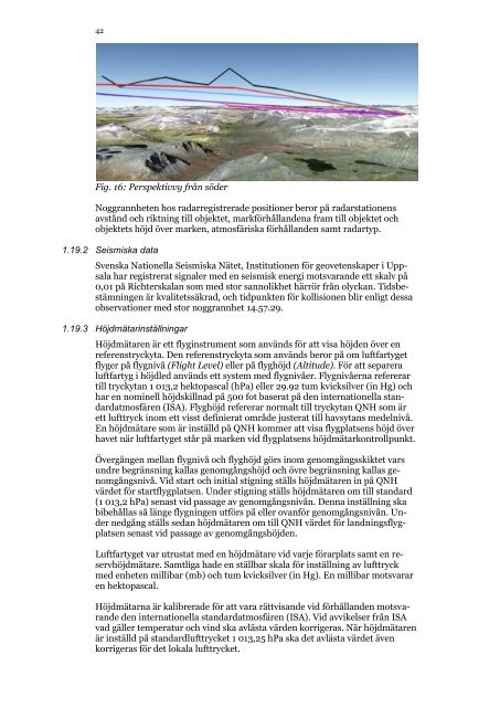 Preliminär faktasammanställning - Statens Haverikommission