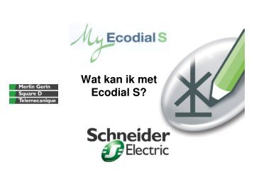 Ecodial S handleiding - Schneider Electric