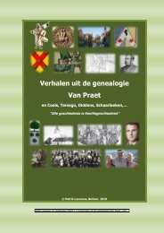 Verhalen uit de genealogie Van Praet - Laurentii