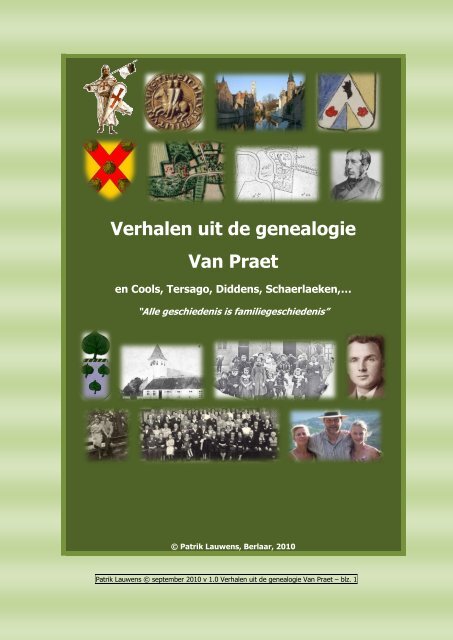 Verhalen uit de genealogie Van Praet - Laurentii