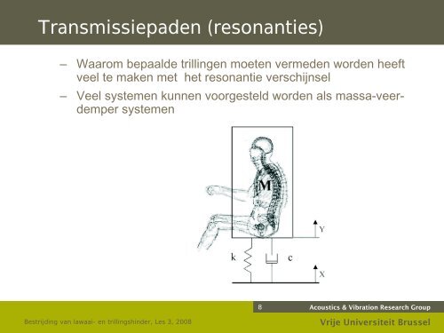 Bestrijding van lawaai- en trillingshinder - the Dept. of Mechanical ...