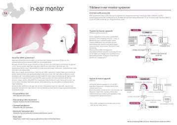 in-ear monitor - Scandec Systemer AS