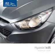 Hyundai ix35 accessoire brochure