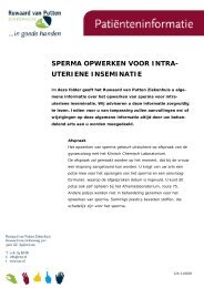 sperma opwerken voor intra- uteriene inseminatie - Ruwaard van ...