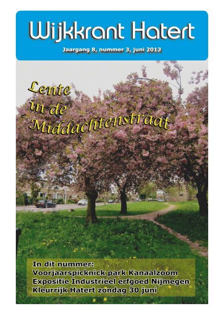 juni 2013 - Wijkkrant Hatert