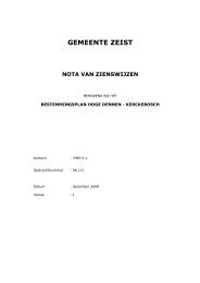 3 Nota van Zienswijzen - Gemeente Zeist