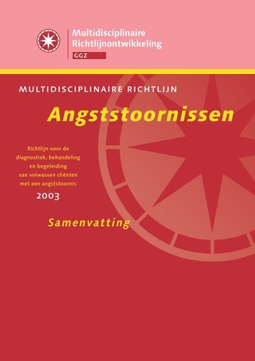 Multidisciplinaire richtlijn Angststoornissen - GGZ-richtlijnen