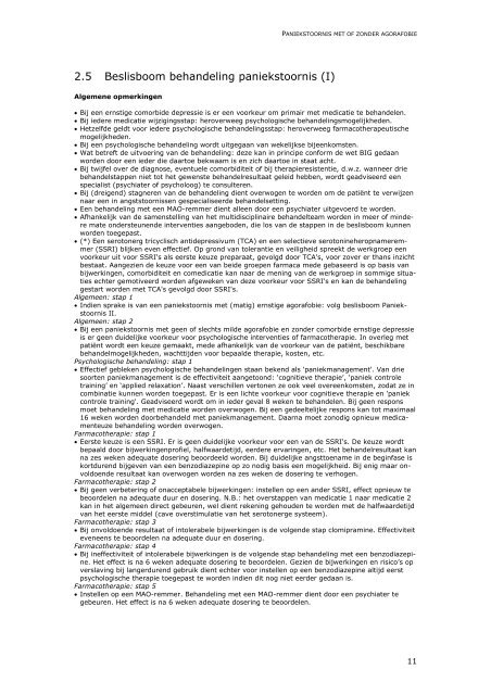 Multidisciplinaire richtlijn Angststoornissen - GGZ-richtlijnen