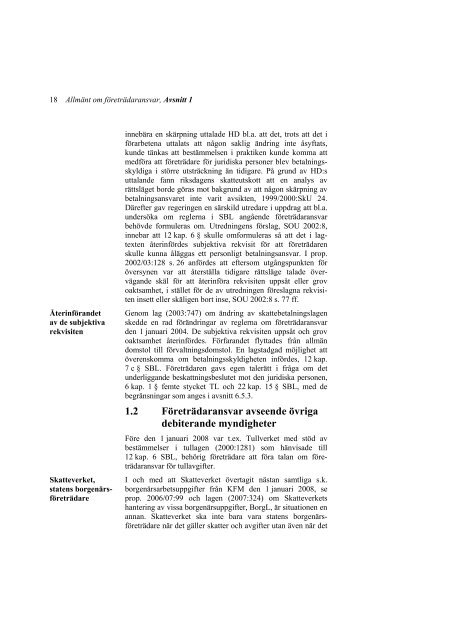 SKV 443 utgåva 4, Handledning för företrädaransvar - Skatteverket