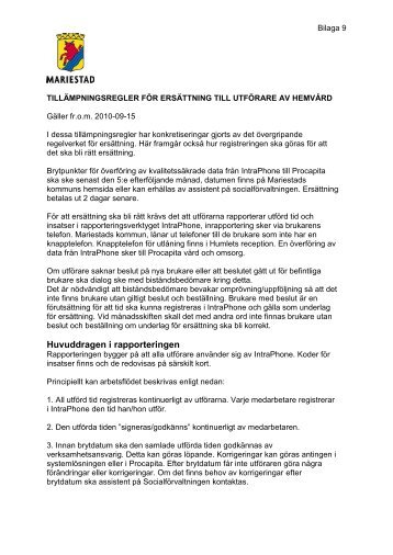 9 Tillämpningsregler för ersättning till utförare inom hemvård.pdf