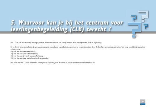 Informatiebrochure secundair onderwijs regio Mechelen - LOP's