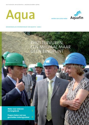 RWZI TERVUREN, EEN MIJLPAAL MAAR GEEN EINDPUNT - Aquafin