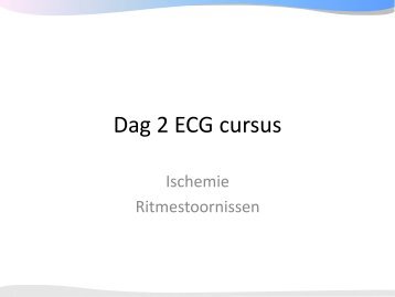 ECGpedia ECG cursus