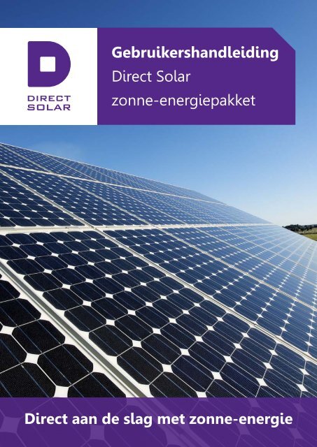 Gebruikershandleiding Direct Solar zonne-energiepakket